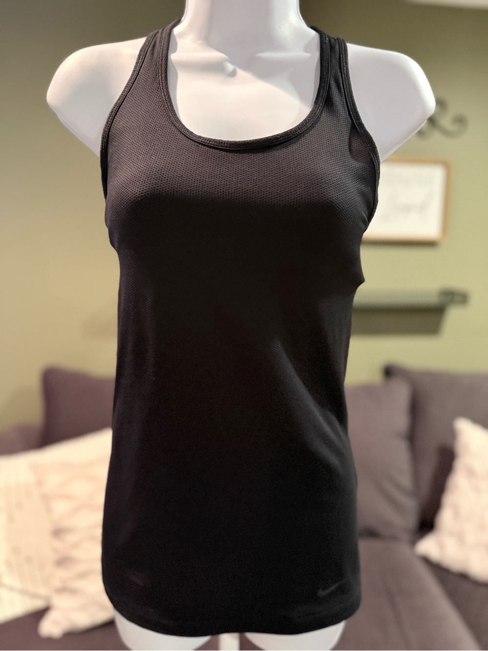 Nike Black Racerback Athletic Tank Top